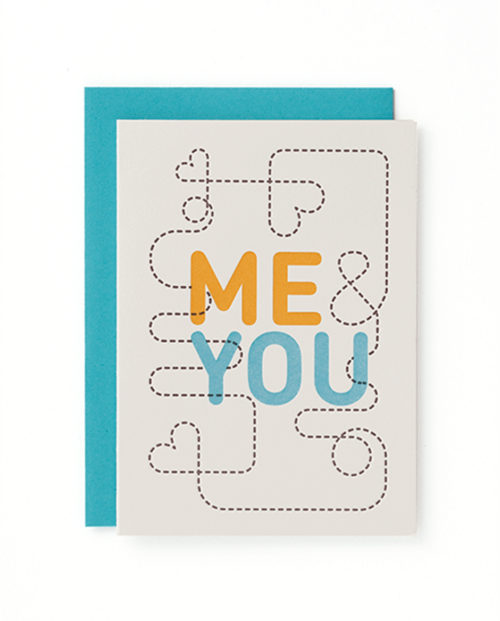 "Me & you" Mayday Press greeting card
