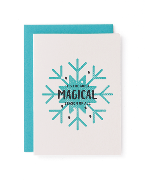 "Tis the most magical season of all." Mayday Press greeting card