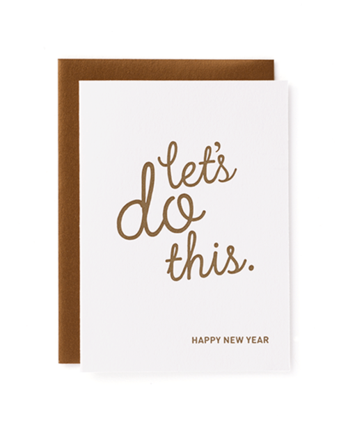 "Let's do this." Mayday Press greeting card.