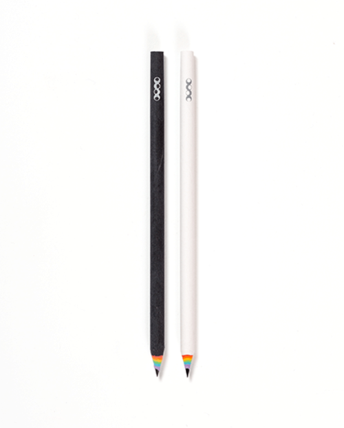 Duncan Shotton Rainbow Pencils, black and white