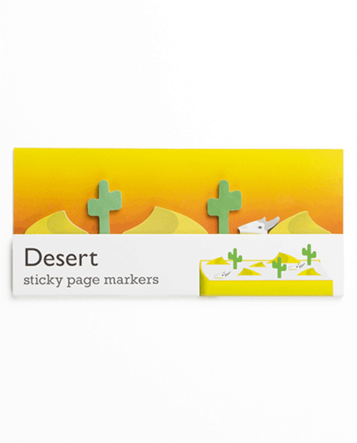 Desert sticky page markers