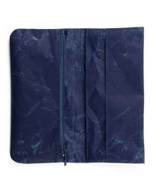 Dark Blue SIWA Long Wallet